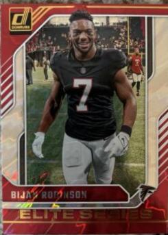2024 Panini Donruss The Elite Series Bijan Robinson #19 card