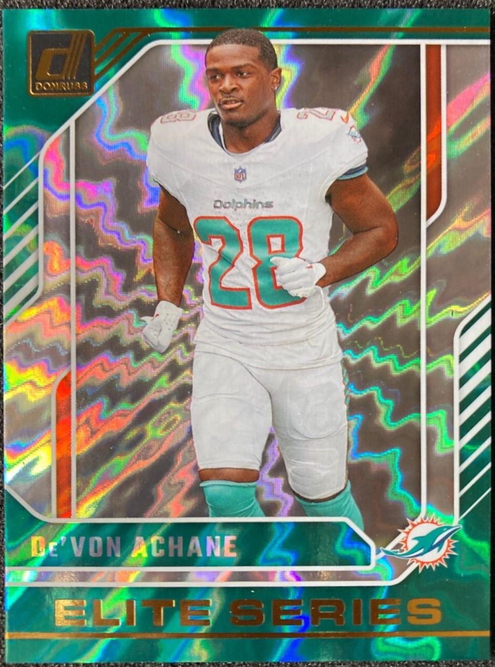 2024 Panini Donruss The Elite Series De'Von Achane #9 card