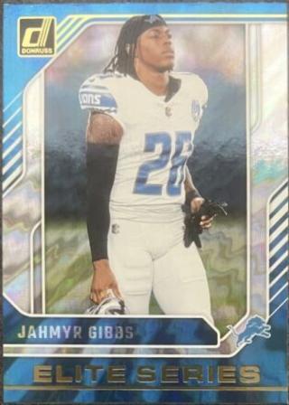 2024 Panini Donruss The Elite Series Jahmyr Gibbs #23 card