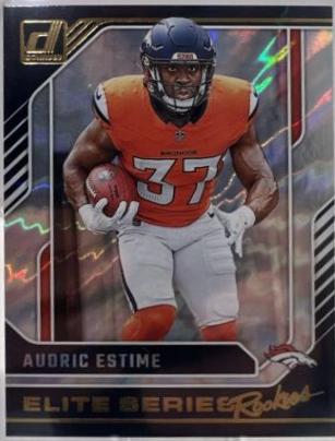 2024 Panini Donruss The Elite Series Rookies Audric Estime #19 card