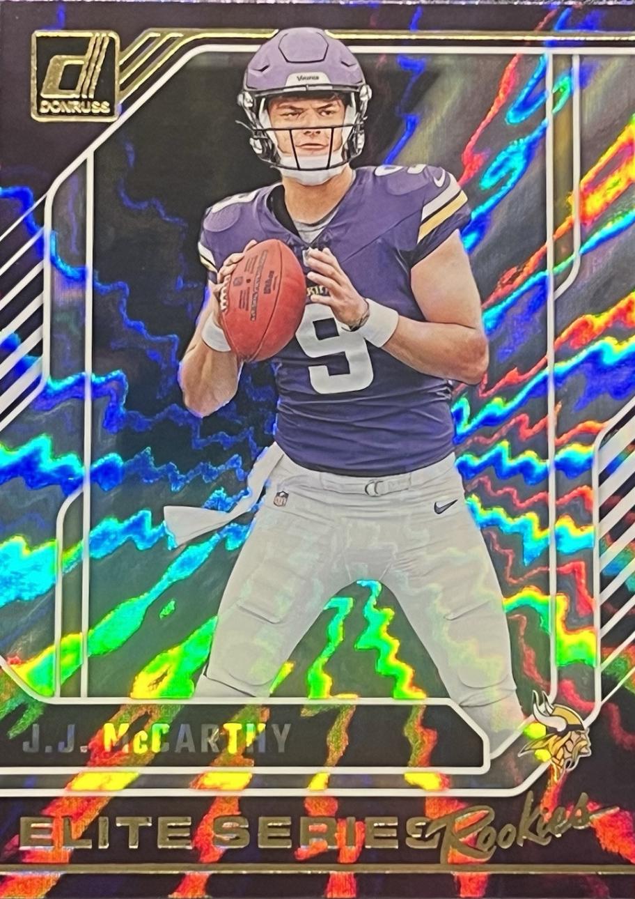 2024 Panini Donruss The Elite Series Rookies J.J. McCarthy #4 card
