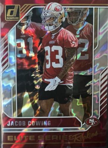 2024 Panini Donruss The Elite Series Rookies Jacob Cowing #9 card
