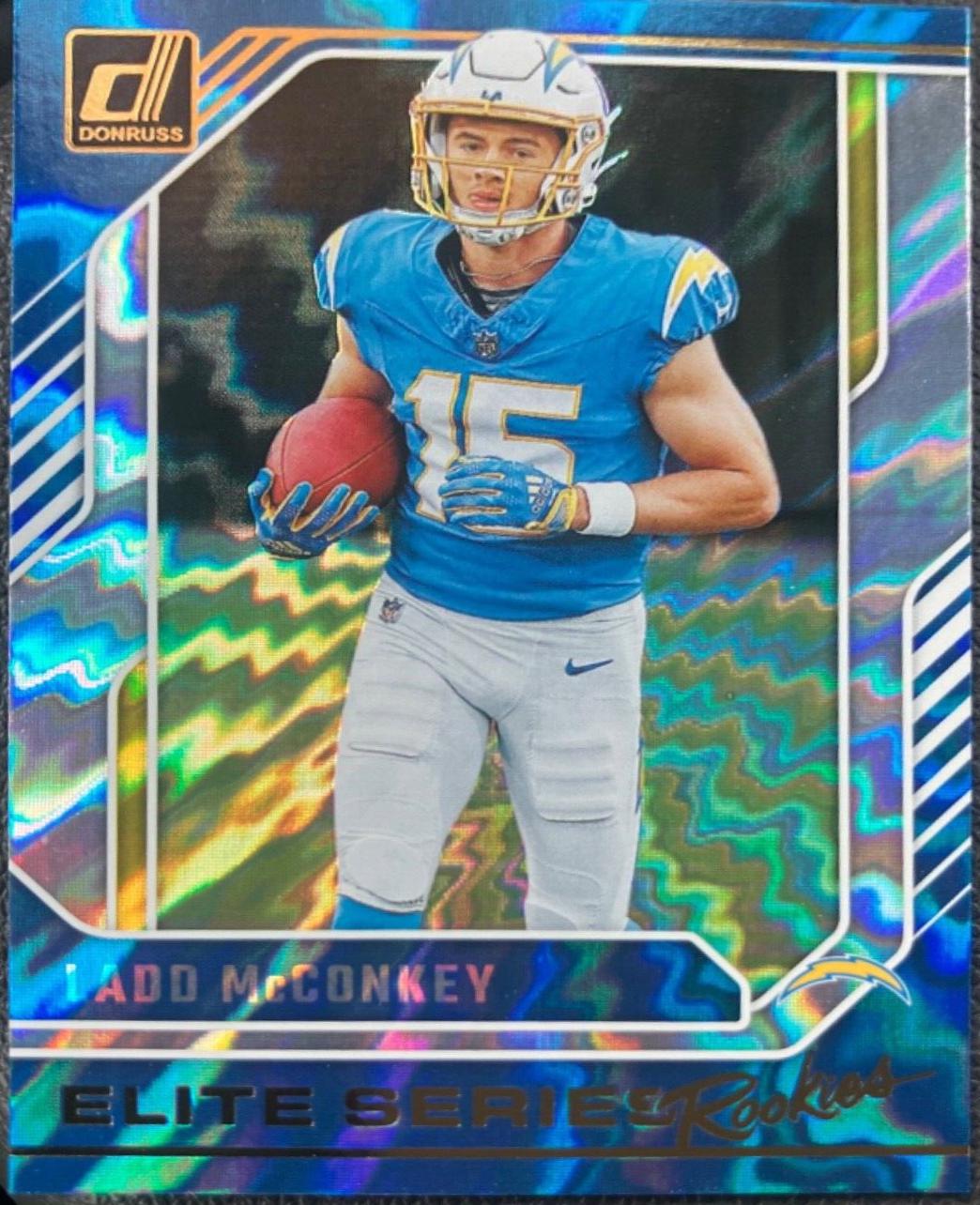 2024 Panini Donruss The Elite Series Rookies Ladd McConkey #3 card