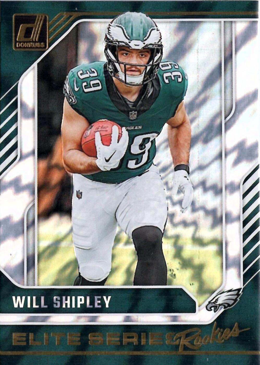 2024 Panini Donruss The Elite Series Rookies Will Shipley #28 card