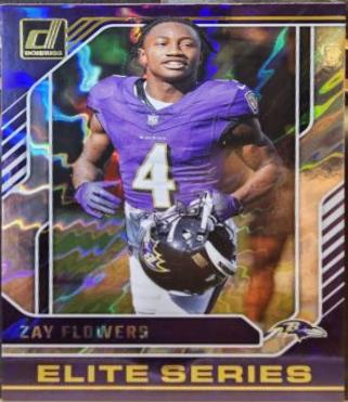 2024 Panini Donruss The Elite Series Zay Flowers #18 card