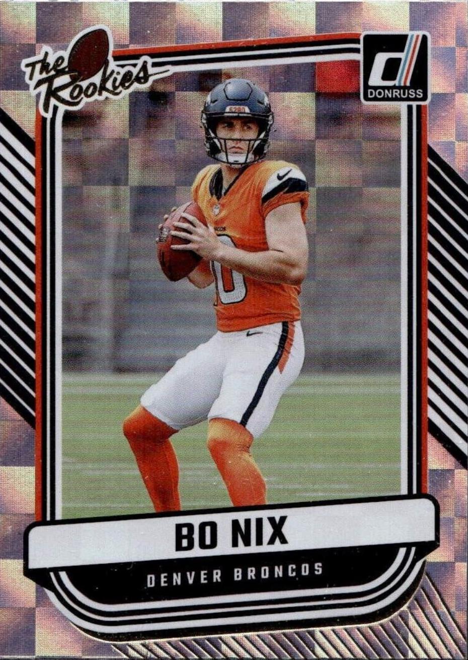 2024 Panini Donruss The Rookies Bo Nix #TR-38 card