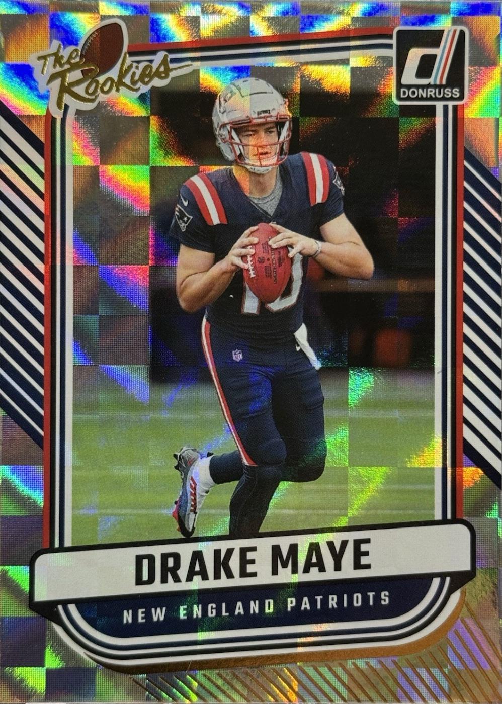 2024 Panini Donruss The Rookies Drake Maye #TR-39 card
