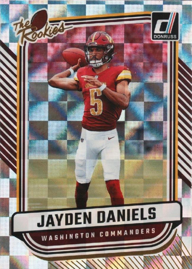 2024 Panini Donruss The Rookies Jayden Daniels #TR-37 card