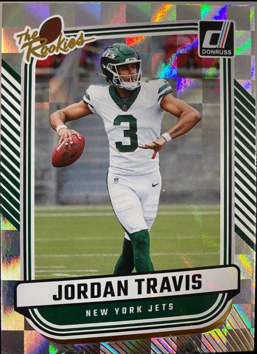 2024 Panini Donruss The Rookies Jordan Travis #TR-32 card