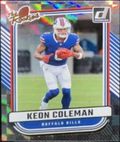 2024 Panini Donruss The Rookies Keon Coleman #TR-20 card