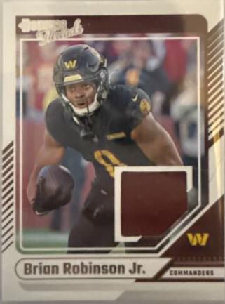 2024 Panini Donruss Threads Brian Robinson Jr. #DTH-BRJ card