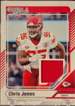 2024 Panini Donruss Threads Chris Jones #DTH-CJO card