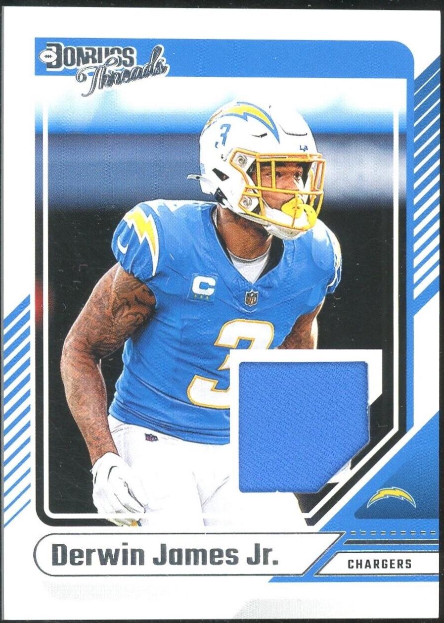 2024 Panini Donruss Threads Derwin James Jr. #DTH-DJA card