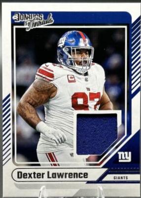 2024 Panini Donruss Threads Dexter Lawrence #DTH-DLA card