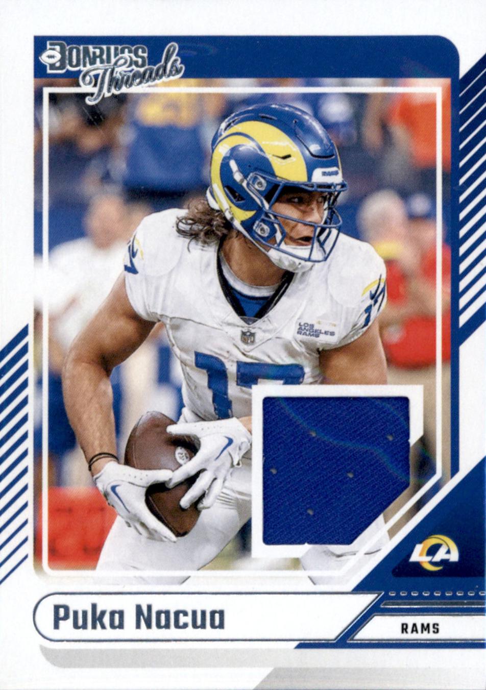 2024 Panini Donruss Threads Puka Nacua #DTH-PNU card