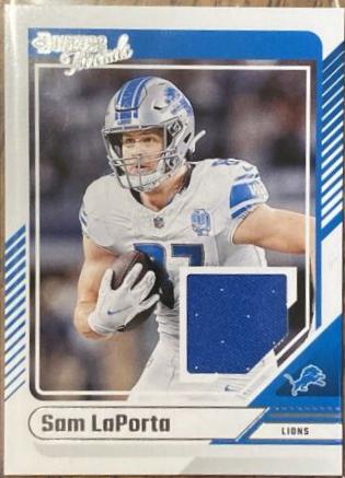 2024 Panini Donruss Threads Sam LaPorta #DTH-SLA card