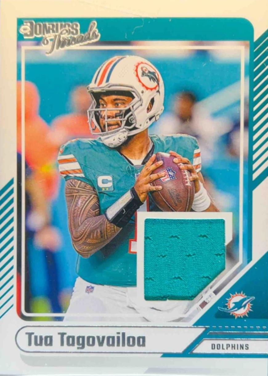 2024 Panini Donruss Threads Tua Tagovailoa #DTH-TTA card