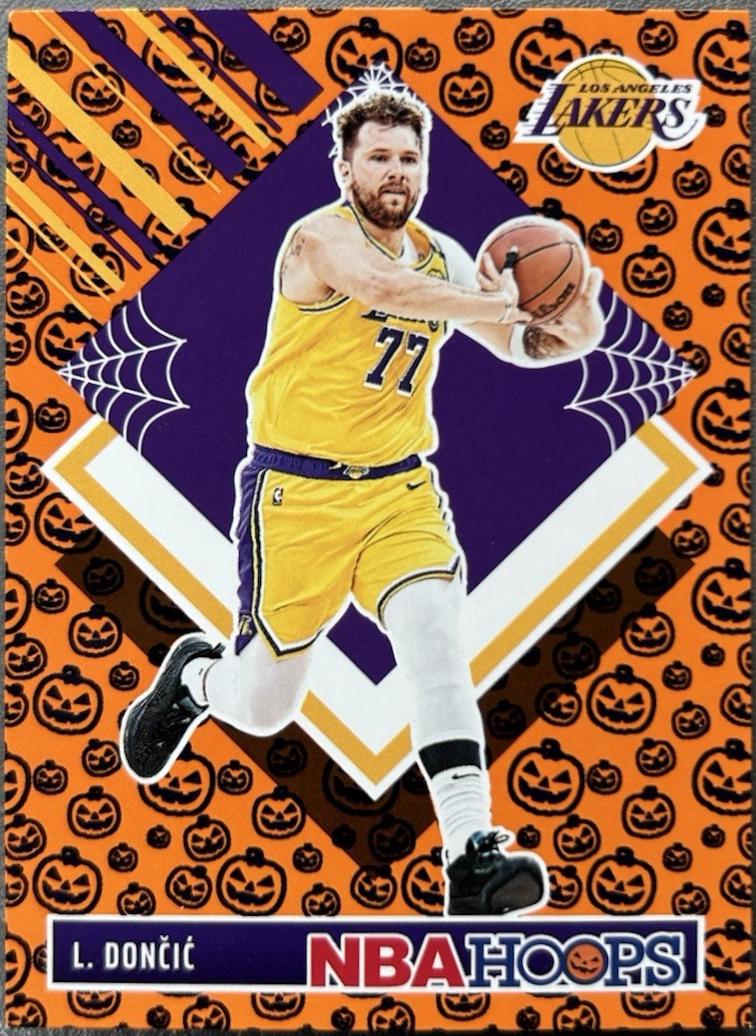 2024 Panini Haunted Hoops Luka Doncic [Orange] #281 card