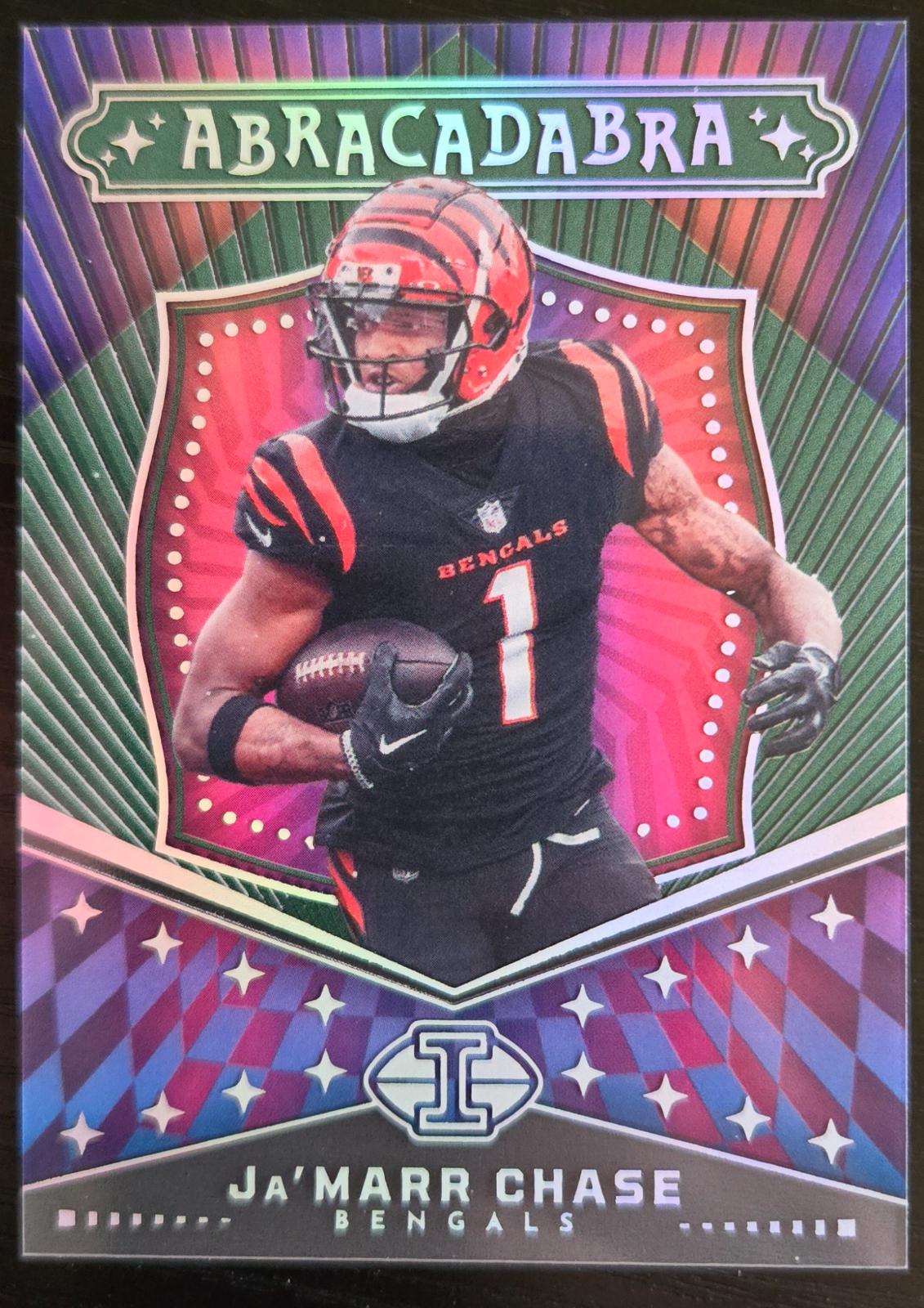 2024 Panini Illusions Abracadabra Ja'Marr Chase [Emerald] #16 card