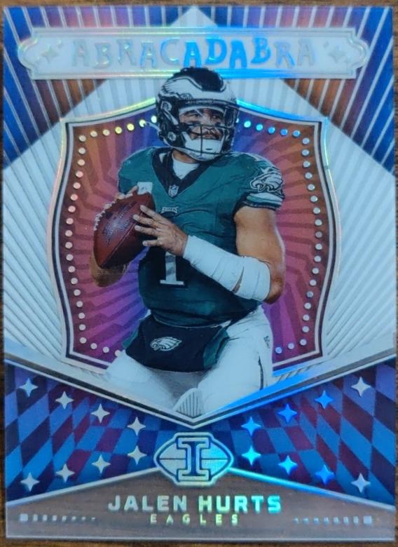2024 Panini Illusions Abracadabra Jalen Hurts [Stardust] #3 card