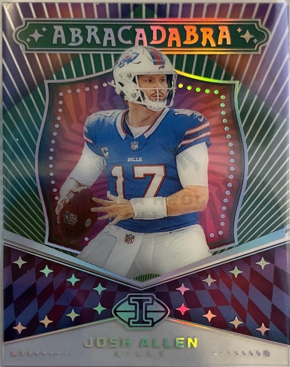 2024 Panini Illusions Abracadabra Josh Allen [Emerald] #8 card