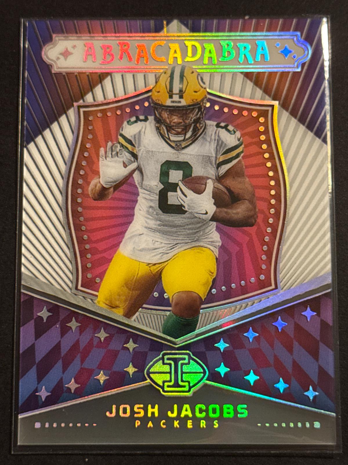 2024 Panini Illusions Abracadabra Josh Jacobs #17 card