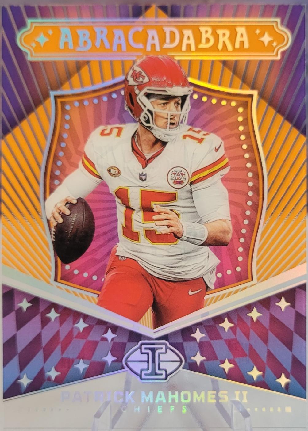 2024 Panini Illusions Abracadabra Patrick Mahomes II [Orange] #1 card