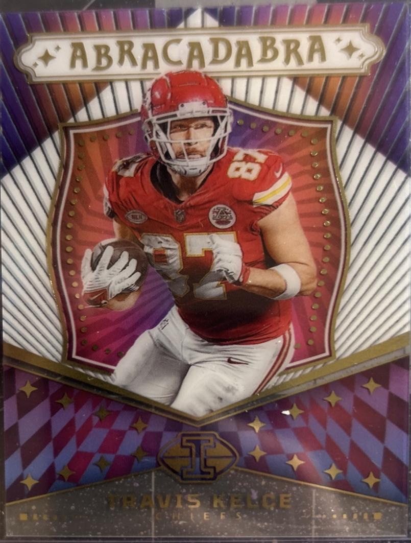 2024 Panini Illusions Abracadabra Travis Kelce #19 card