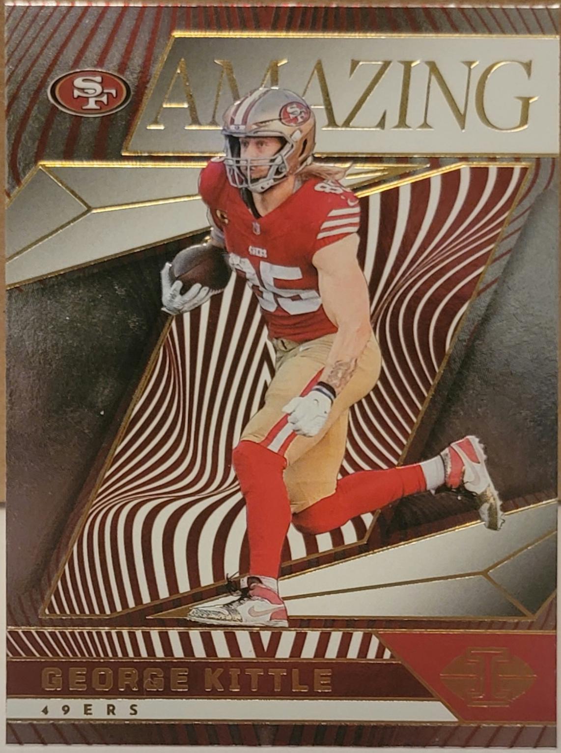 2024 Panini Illusions Amazing George Kittle #15 card
