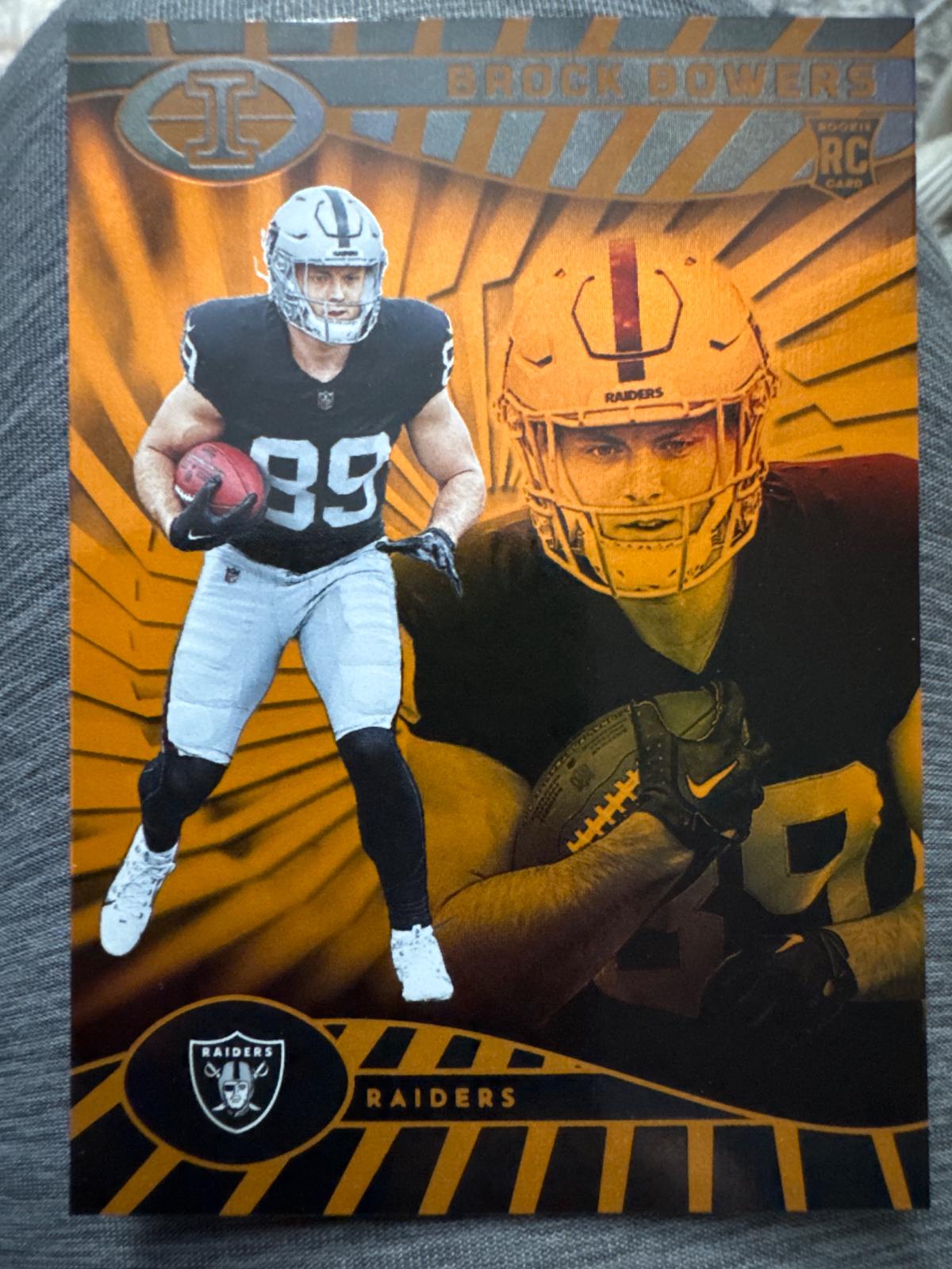 2024 Panini Illusions Brock Bowers [Orange] #47 card