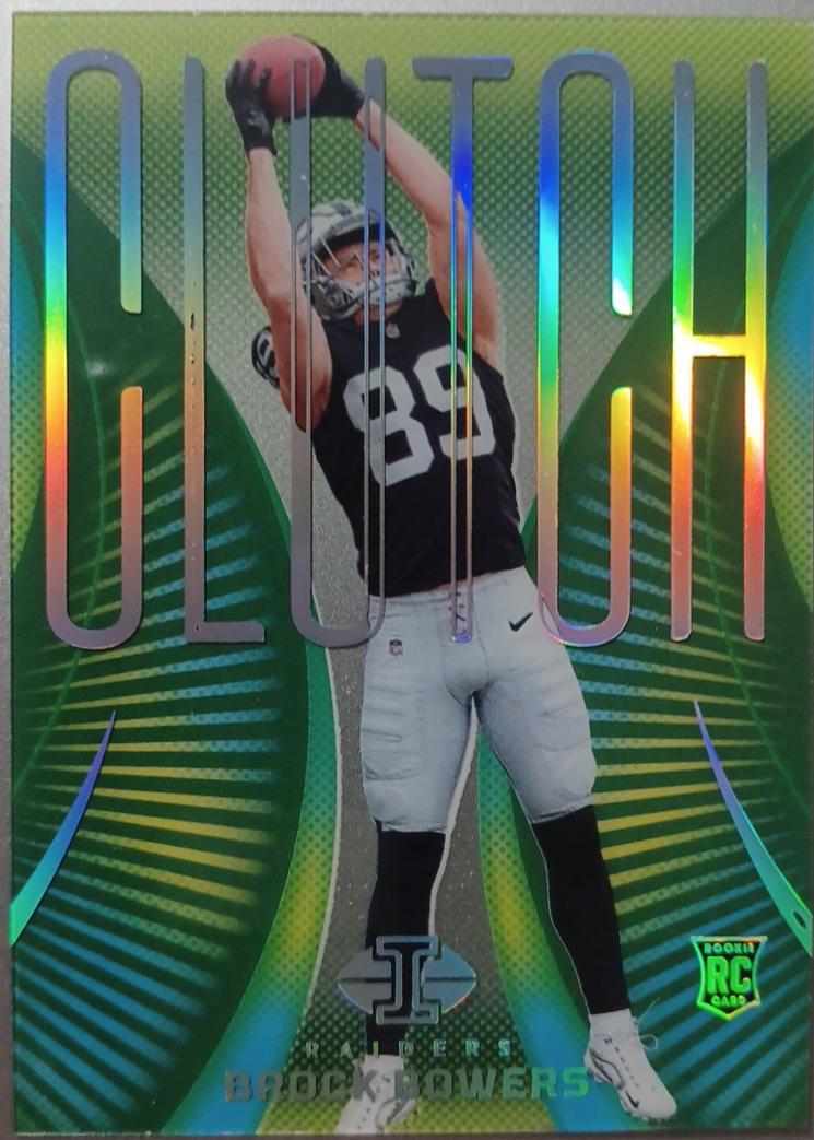 2024 Panini Illusions Clutch Brock Bowers [Emerald] #3 card