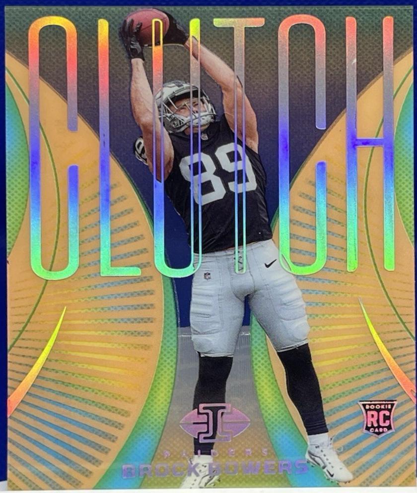 2024 Panini Illusions Clutch Brock Bowers [Orange] #3 card