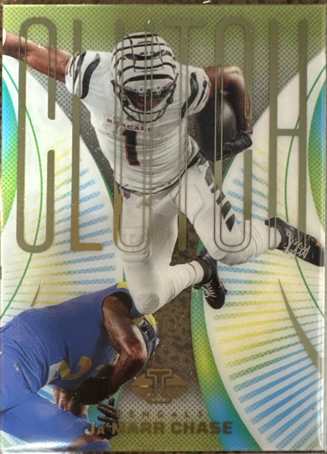 2024 Panini Illusions Clutch Ja'Marr Chase [Emerald] #11 card