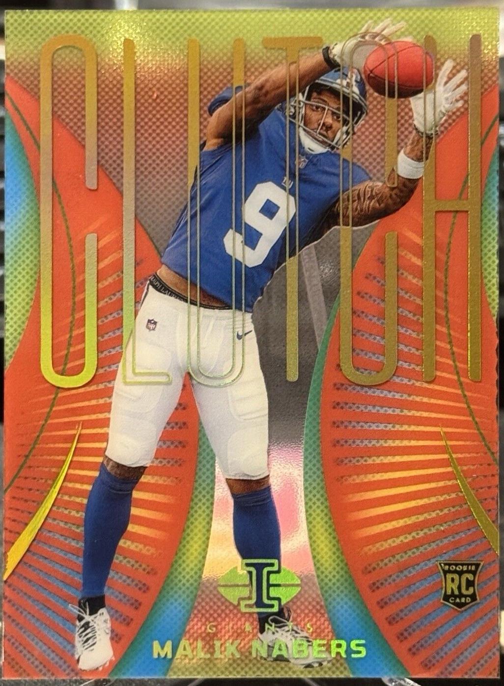 2024 Panini Illusions Clutch Malik Nabers [Orange] #2 card