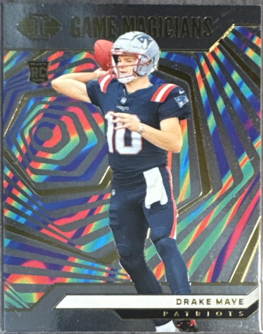 2024 Panini Illusions Game Magicians Drake Maye #22 card