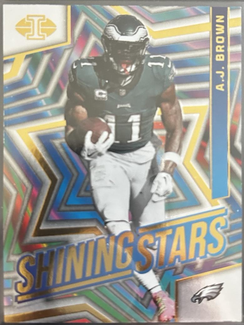 2024 Panini Illusions Shining Stars A.J. Brown #22 card