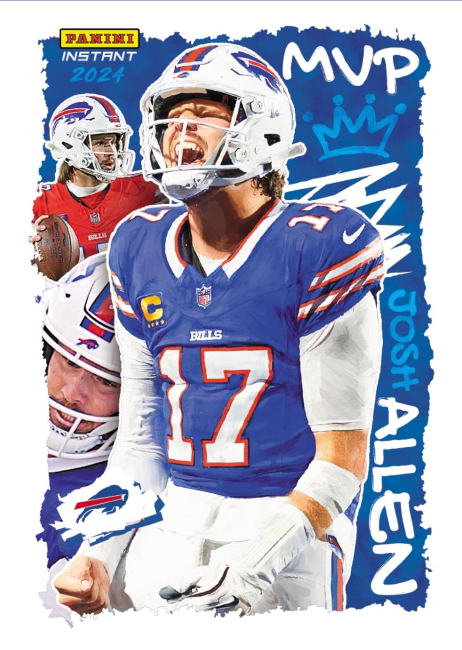 2024 Panini Instant Josh Allen [MVP] #AW-MVP card