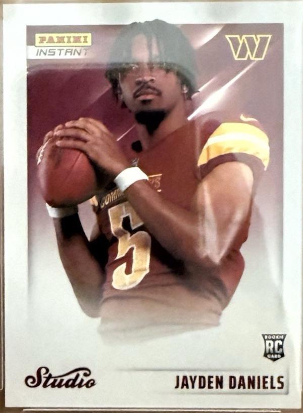 2024 Panini Instant Studio Rookies Jayden Daniels #SR-34 card