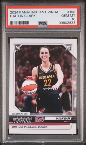 2024 Panini Instant WNBA Caitlin Clark #198 card