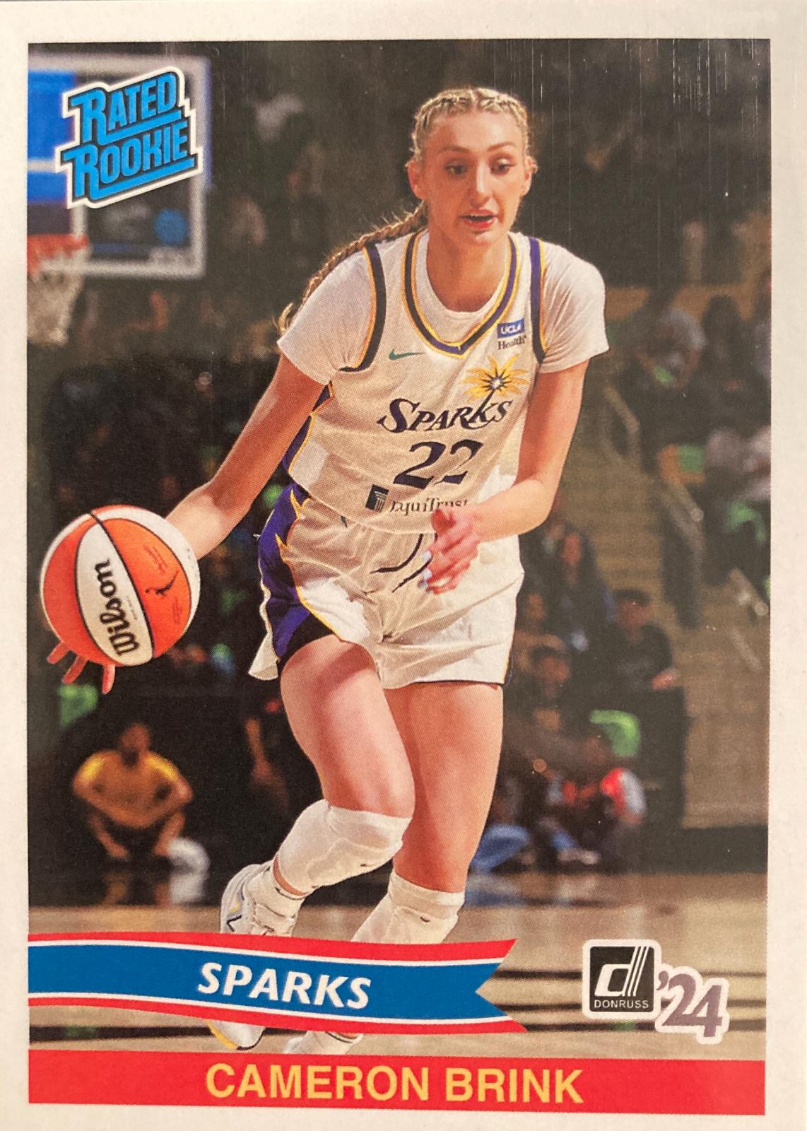 2024 Panini Instant WNBA Rated Rookie Retro Cameron Brink #RRR-4 card