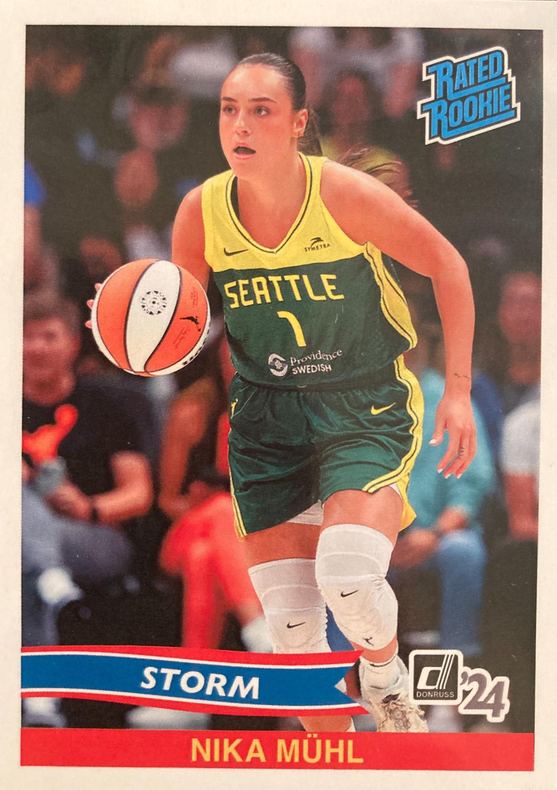 2024 Panini Instant WNBA Rated Rookie Retro Nika Muhl #RRR-9 card