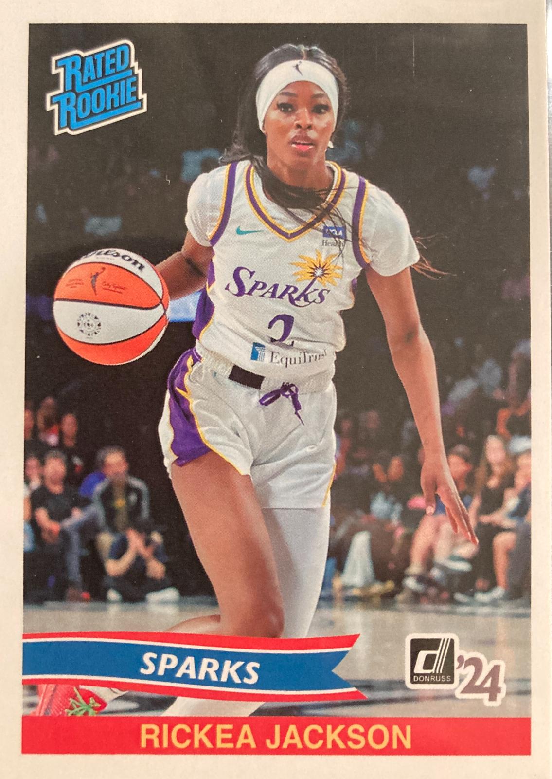 2024 Panini Instant WNBA Rated Rookie Retro Rickea Jackson #RRR-3 card