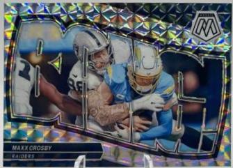 2024 Panini Mosaic Bang Maxx Crosby [Mosaic] #2 card