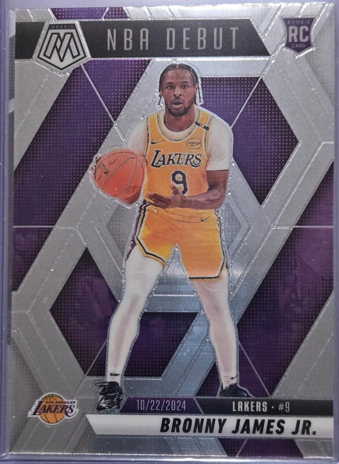 2024 Panini Mosaic Bronny James Jr. #262 card