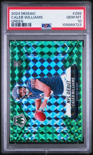2024 Panini Mosaic Caleb Williams [Green] #289 card