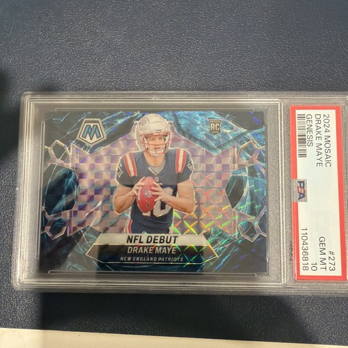 2024 Panini Mosaic Drake Maye [Genesis] #273 card