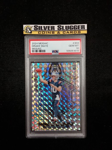 2024 Panini Mosaic Drake Maye [Mosaic] #303 card