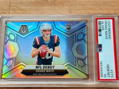 2024 Panini Mosaic Drake Maye [Silver] #273 card