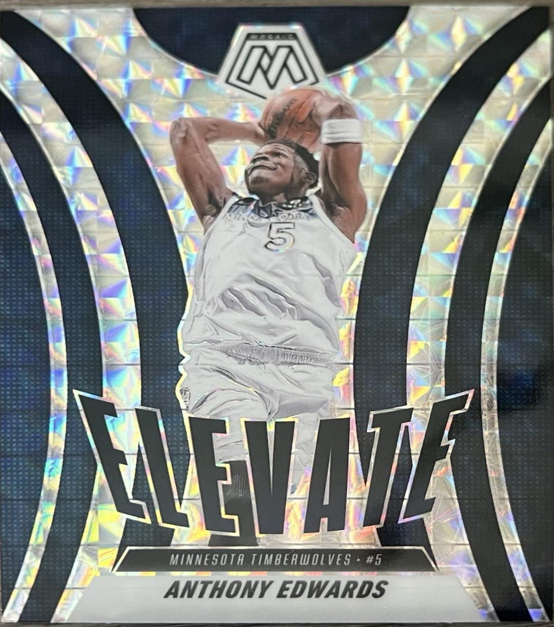 2024 Panini Mosaic Elevate Anthony Edwards #3 card