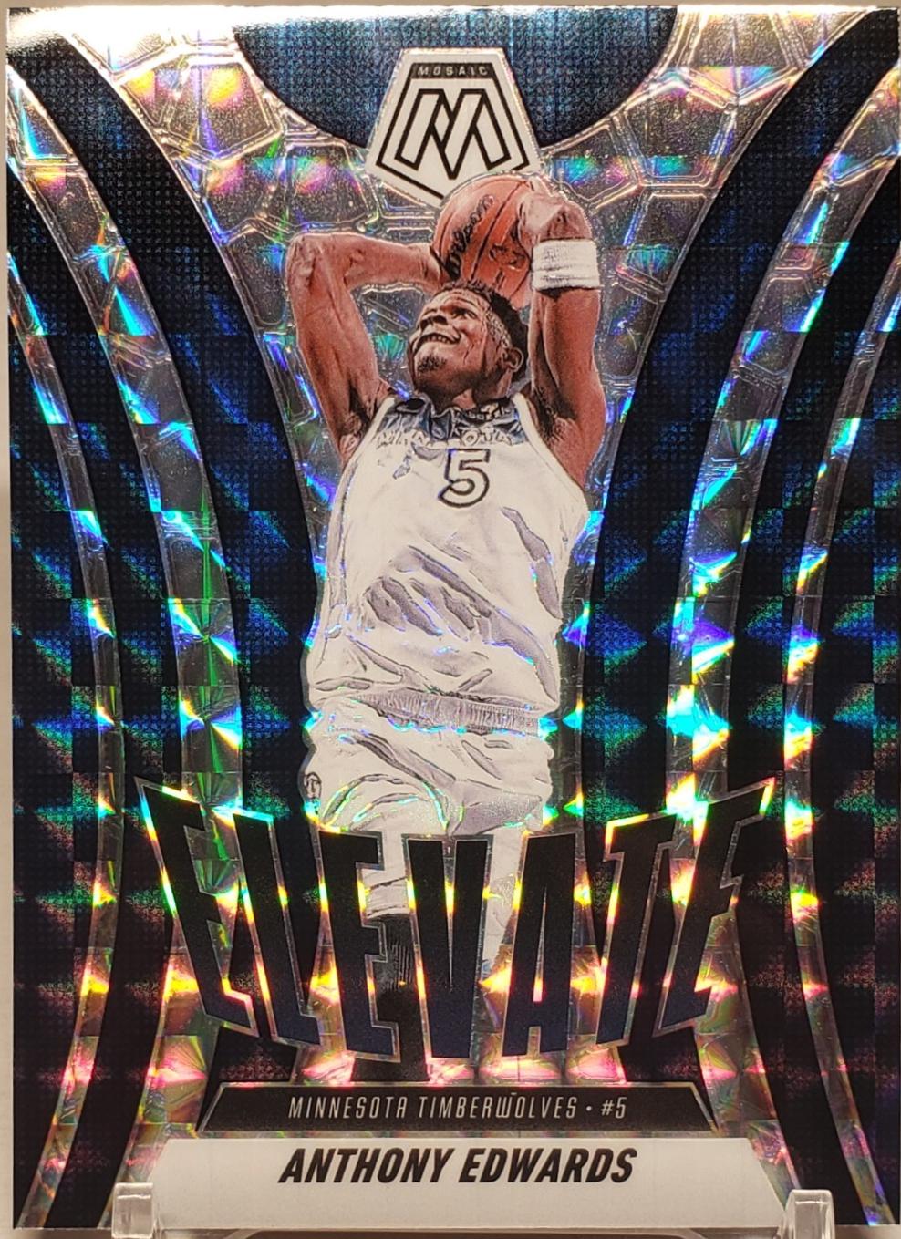 2024 Panini Mosaic Elevate Anthony Edwards [Mosaic] #3 card